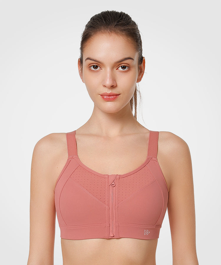 Power™ Soft Adjustable High-Support Mesh Running Bra | Women's High Support Sports Bra
