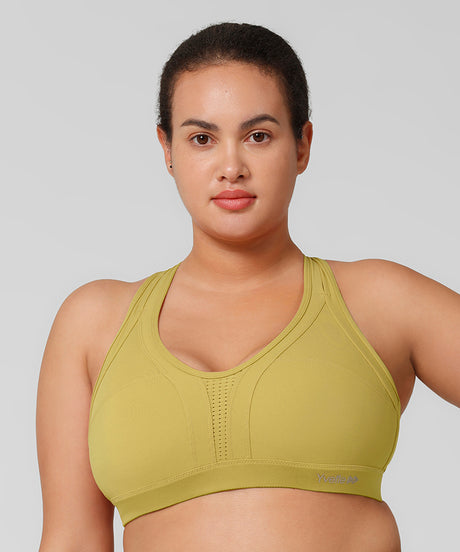 Power Cross Back gepolsterter Lauf-BH | Sport-BH mit starkem Halt für Damen (Übergröße) - image 2