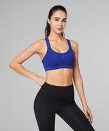 Reggiseno da corsa imbottito con incrocio regolabile Power | Reggiseno sportivo ad alto sostegno da donna (taglie forti)