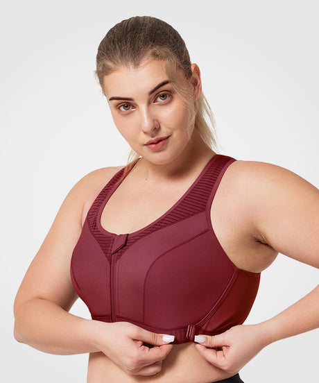 Power™ Zip Front Adjustable High Support Sports Bra | Women's High Support Sports Bra - image 3