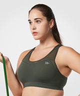 Shift Racerback Mesh Vadderad Löpar-BH | Sport-BH med högt stöd för kvinnor (plus size)