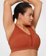 Power Cross Back gepolsterter Lauf-BH | Sport-BH mit starkem Halt für Damen (Übergröße)