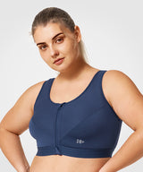 Power Classic löpar-BH med dragkedja | Sport-BH med högt stöd för kvinnor (plus size)