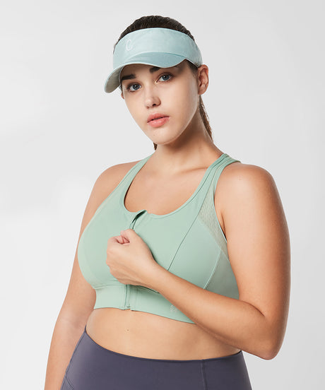 Power™ Cross Racerback Running Bra | Women's High Support Sports Bra (Plus Size) - image 3