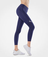 Sculpt™ Breathable Airhole Running Leggings 22"| Women's High Support Leggings