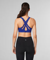 Reggiseno da corsa imbottito con incrocio regolabile Power | Reggiseno sportivo ad alto sostegno da donna (taglie forti)