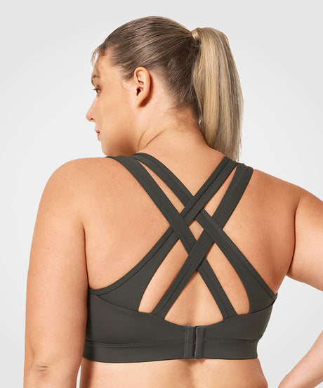 Power™ Cross-Back Breathable High Impact Running Bra | Women's High Support Sports Bra - image 2