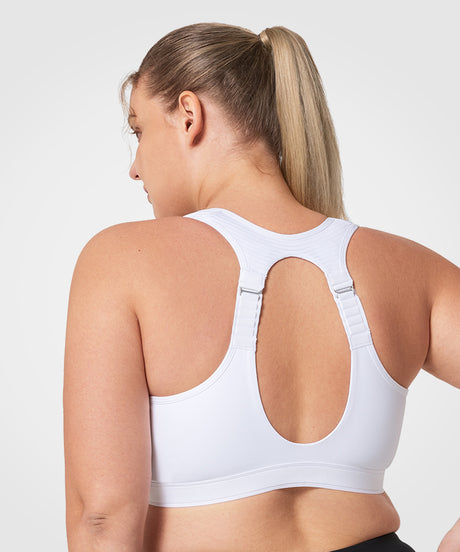 Power™ Zip Front Adjustable High Support Sports Bra | Women's High Support Sports Bra