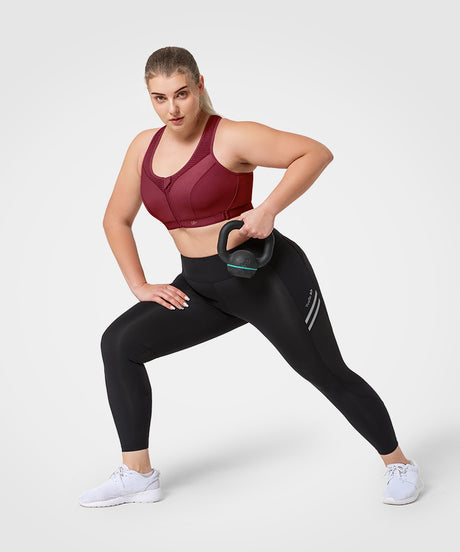 Power™ Zip Front Adjustable High Support Sports Bra | Women's High Support Sports Bra - image 4