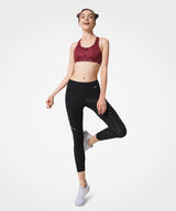 Leggings da corsa traspiranti Sculpt Airhole da 22" | Leggings da donna con supporto elevato