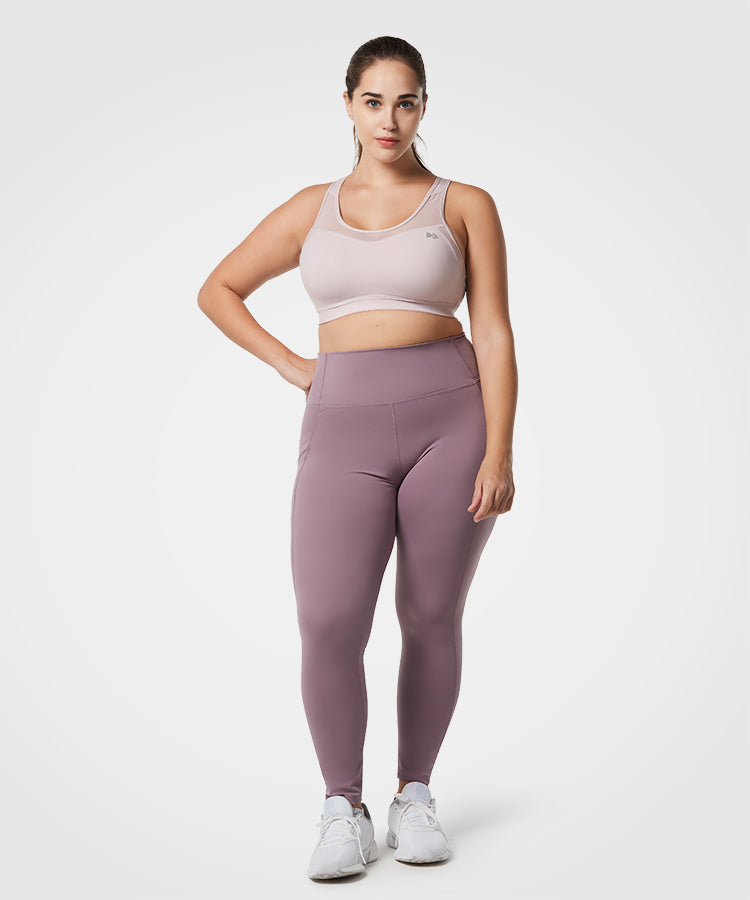 Shift Racerback Mesh gepolsterter Lauf-BH | Damen-Sport-BH mit starkem Halt (Übergröße)