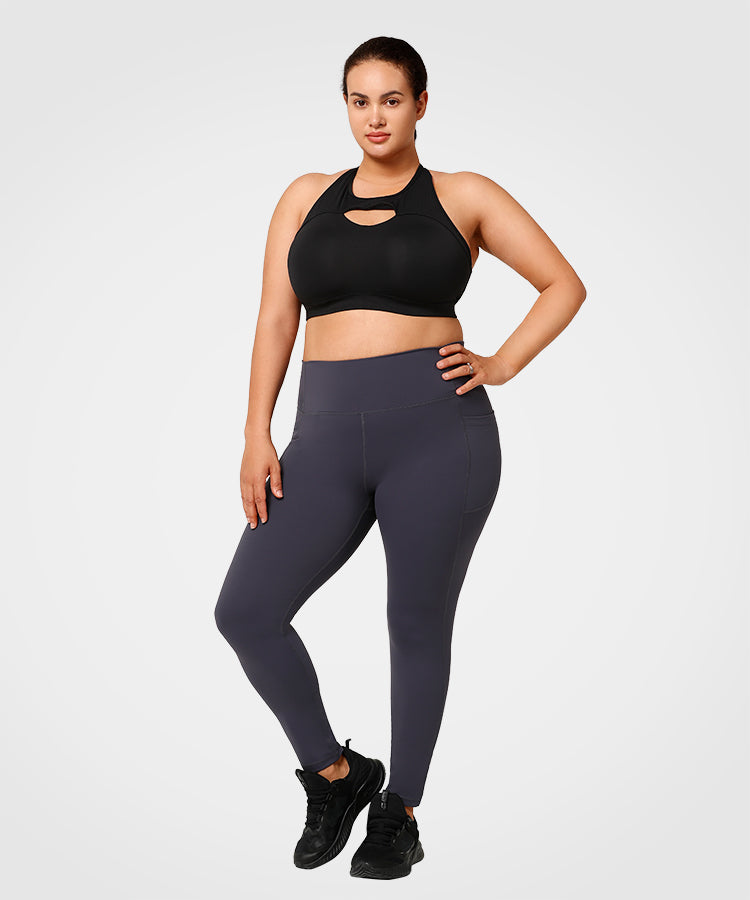 Enfold™ Airflow Cross Back High Support Running Bra | Women's High Support Sports Bra (Plus Size)