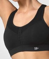 Reggiseno da corsa imbottito con spalline regolabili Power Racerback | Reggiseno sportivo ad alto sostegno da donna (taglie forti)