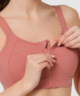 Power™ Soft Adjustable High-Support Mesh Running Bra | Women's High Support Sports Bra