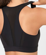 Enfold Zip Mesh gepolsterter Lauf-BH | Damen-Sport-BH mit starker Unterstützung (Übergröße)