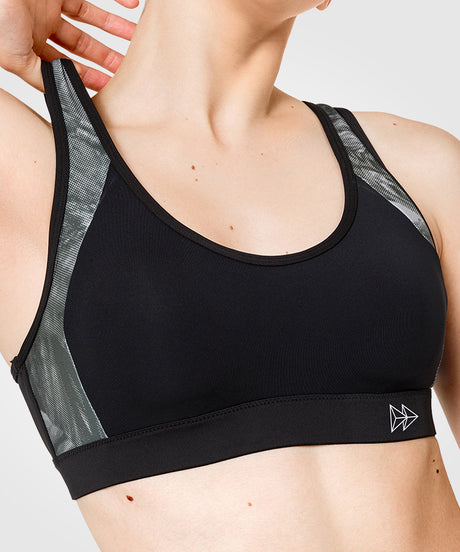 Sculpt™ Criss Cross Padded Gym Bra | Women's High Support Sports Bra (Plus Size)