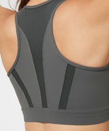 Reggiseno da corsa imbottito Enfold Zip Mesh | Reggiseno sportivo ad alto sostegno da donna (taglie forti)